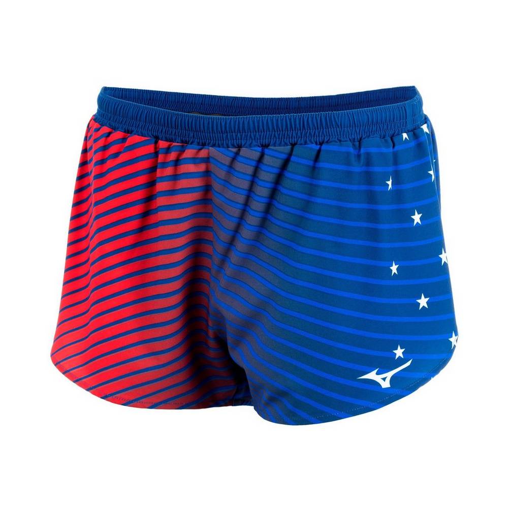 Damske Šortky Mizuno 2.5" Patriotic Námornícka Modrá Vypredaj GSZO32915